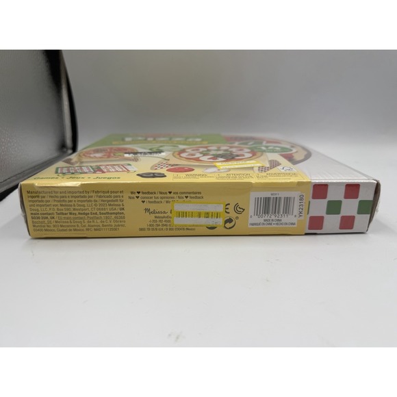 Melissa & Doug Wooden Double-Sided Pizza Topping Toss Games 14-Piece, New Sealed - Picture 8 of 9